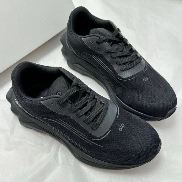 ALO Yoga Black Runner Sneakers - Picture 2 of 5
